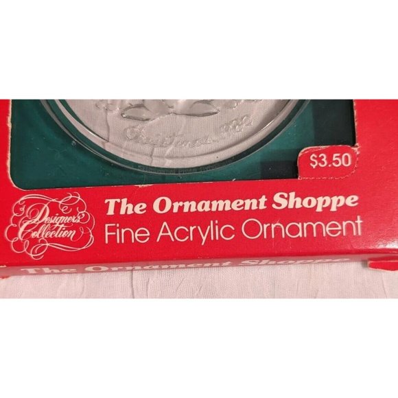 Vtg 1980 Ziggy Christmas Ornament Shoppe Blessings From Clear Acrylic 80s Retro - Picture 7 of 15